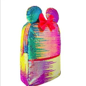 Disney Backpack Rainbow Sequins 🌈